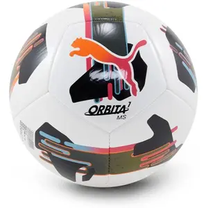 Puma Orbita 7 MS voetbal - maat 5 - wit/multicolor pas cher