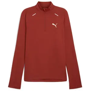 Puma T-shirt à Manches Longues Avec Demi-zip Cloudspun pas cher