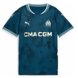 Puma T-shirt Manches Courtes Junior Extérieure Olympique Marseille pas cher
