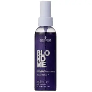 Comparateur de prix : Schwarzkopf BlondMe Bond Repair Purple Spray Conditioner 150ml