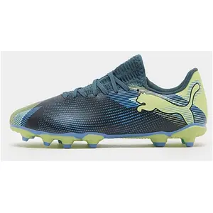 PUMA FUTURE 7 PLAY FG/AG Jr Unisex Sportschoenen - Gray Skies-Elektro ... pas cher