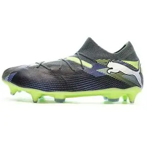 Chaussures de football Noir/Vert Homme Puma Future 7 Match MxSG pas cher