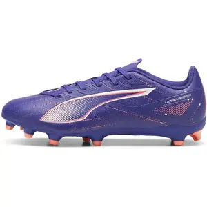 Puma Ultra 5 Play FG/AG Football Boots - Purple/White - 12. pas cher