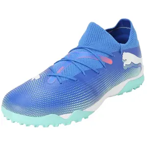 Chaussures de Foot Bleues Homme Puma Future 7 Match TT pas cher