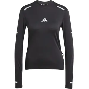 adidas Performance Ultimate Running Reflective Longsleeve - Dames - Zwart- XL