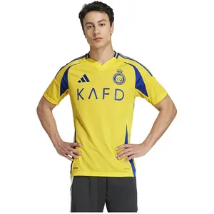adidas Maillot Domicile Al Nassr FC 24/25 Ronaldo - Impact Yellow / Royal Blue, Impact Yellow / Royal Blue XS pas cher