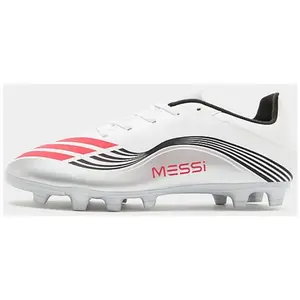 adidas F50 Messi Club FG - White, White 44 pas cher