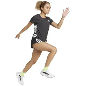 Short avec poche femme adidas Adizero Noir L 3" pas cher