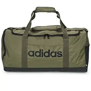 adidas Mixte Essentials Linear Duffel Bag, olive strata/black, M pas cher