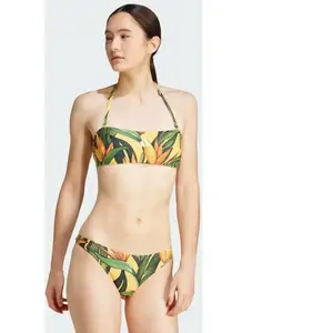 adidas Sportswear adidas x FARM Neckholder Bikini Set - Dames - Geel- ... pas cher