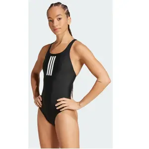 Comparateur de prix : adidas Maillot de bain femme 3 bandes dos V 30, noir/blanc, 12