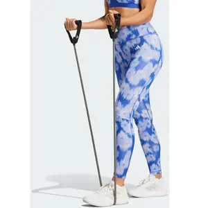 Adidas Performance Optime Essentials Allover Print Flower Tie-Dye Legg...