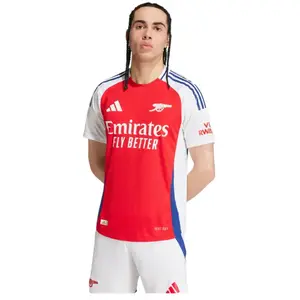 adidas Maillot Domicile Arsenal 24/25 Authentique - Better Scarlet / W... pas cher