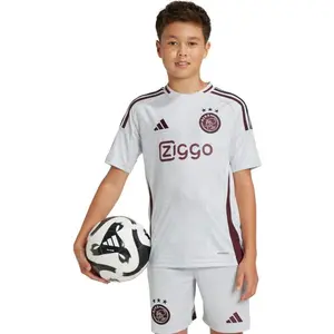 adidas Troisième Maillot AFC Ajax 2024/25 Junior - Clear Grey, Clear Grey 9-10Y pas cher