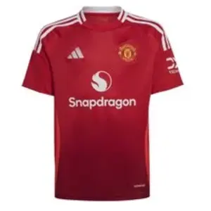 Adidas T-shirt Manches Courtes Junior Domicile Manchester United 24/25 pas cher