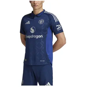 adidas Maillot Extérieur Manchester United 24/25 Authentique - Night Indigo, Night Indigo M pas cher