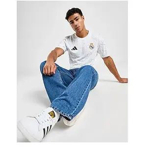 adidas Performance Real Madrid Pre-Match Voetbalshirt - Heren - Wit- XL pas cher