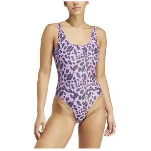 Adidas Maillot De Bain Essentials Animal Print U Back pas cher