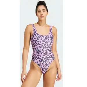 Adidas Maillot De Bain Essentials Animal Print U Back pas cher