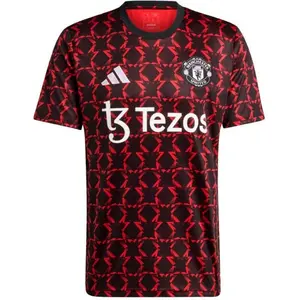 Manchester United Maillot Prématch Rouge/Noir Homme Adidas 23/24Vendu parcdiscount