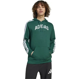 adidas, Hommes, Pull-over, Sweat à capuche collège, Vert, (S)