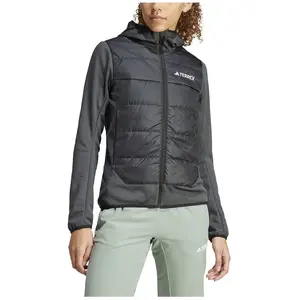 adidas Terrex Veste à capuche isolante hybride Terrex Multi - Noir, Noir M pas cher