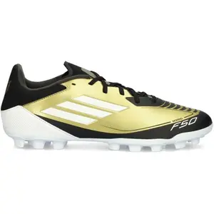 Chaussures de Foot Noir/Doré Homme Adidas F50 League 2G/3G AG Messi pas cher