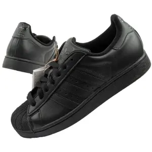 adidas, Hommes, Baskets, Superstar II Herren-Sneaker aus Leder, (40) pas cher
