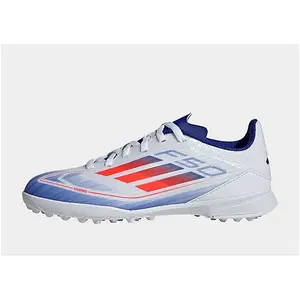adidas Chaussures de football unisexe pour enfant F50 League, Nuage Blanc Solaire Rouge Lucide Bleu, 36 2/3 EUVendu parcdiscount