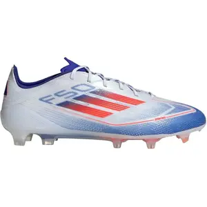 adidas F50 Elite Terrain souple - Cloud White / Solar Red / Lucid Blue, Cloud White / Solar Red / Lucid Blue 41 1/3 pas cher