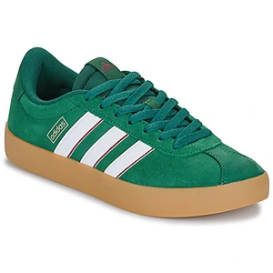 adidas Homme VL COURT 3.0 SHOES, Dark Green/Cloud White/Burgundy, 39 1/3 EU