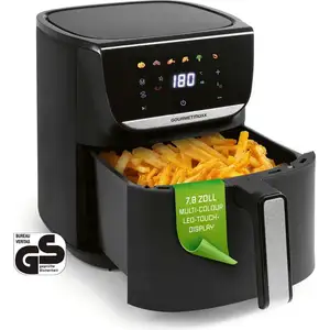 GOURMETmaxx Friteuse à air chaud 6l 1500W noir pas cher