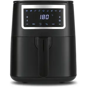 GOURMETmaxx Friteuse à air chaud numérique 4l 1300W noir mat pas cher