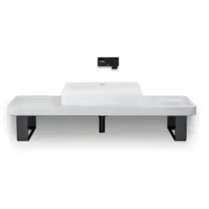 Duravit, Lavabo, Qatego vasque à poser, 600x400mm, sans trop-plein, polie, Soft Edge, rectangulaire, 238360 (400 mm, 600 mm)