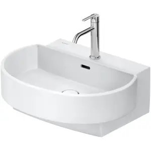Duravit, Lavabo, Lavabos Balcoon, plage de robinetterie, 1 trou de robinetterie, avec trop-plein, avec robinetterie (600 mm) pas cher