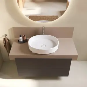Duravit, Lavabo, Balcoon vasque à poser, polie, sans trou pour robinet, 550x450mm, Ovale, 241055AA79, 241055AA79 (450 mm, 550 mm)