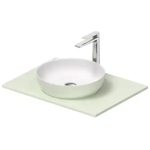 Duravit, Lavabo, Sivida Set lavabo, rond, 400x400mm, incl. console 680x500mm (500 mm, 680 mm)