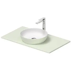 Duravit, Abattant WC, Sivida kit lavabo, rond, 400x400mm, incl. console 880x500mm