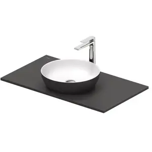 Duravit, Lavabo, Sivida kit lavabo, rond, 400x400mm, incl. console 880x500mm (500 mm, 880 mm)