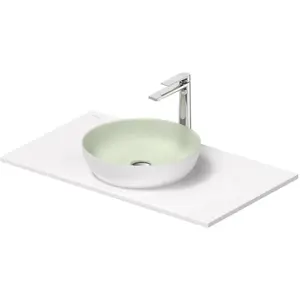 Duravit, Lavabo, Sivida kit lavabo, rond, 400x400mm, incl. console 880x500mm (500 mm, 880 mm)