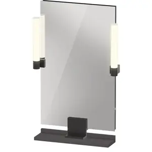 Duravit, Miroir, Sivida miroir, noir diamant mat, 450x36x650mm, éclair...