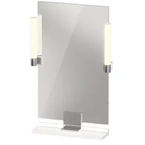 Duravit, Miroir, Sivida miroir, chrome, 450x36x650mm, éclairage à pose... pas cher