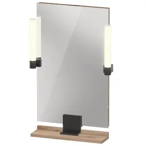 Duravit, Miroir, Sivida miroir, noir diamant mat, 450x36x650mm, éclair...