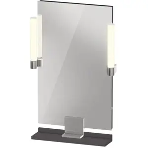 Duravit, Miroir, Sivida miroir, chrome, 450x36x650mm, éclairage à poser, interrupteur à détecteur, raccor (45 x 65 cm)