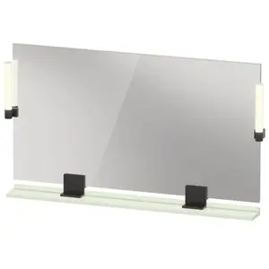 Duravit, Miroir, Sivida miroir, noir diamant mat, 1250x36x650mm, éclai... pas cher