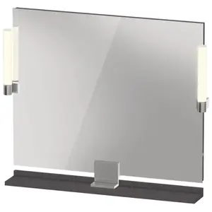 Duravit, Miroir, Sivida miroir, chrome, 850x36x650mm, éclairage à poser, interrupteur à détecteur, raccor (85 x 65 cm)