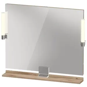 Duravit, Miroir, Sivida miroir, chrome, 850x36x650mm, éclairage à pose... pas cher