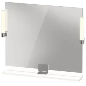 Duravit, Miroir, Sivida miroir, chrome, 850x36x650mm, éclairage à poser, interrupteur à détecteur, raccor (85 x 65 cm) pas cher