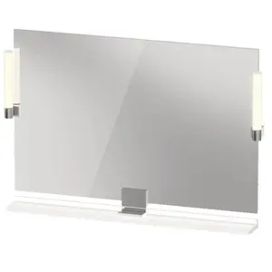Duravit, Miroir, Sivida miroir, chrome, 1050x36x650mm, éclairage à poser, interrupteur à détecteur, racco (105 x 65 cm) pas cher