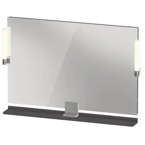 Duravit, Miroir, Sivida miroir, chrome, 1050x36x650mm, éclairage à pos... pas cher